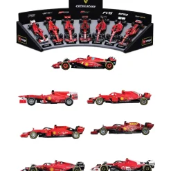 Coffret 7 véhicules Formule 1 Ferrari 1:43^Bburago New
