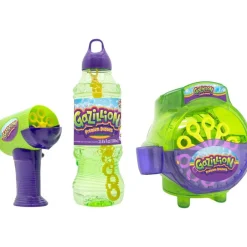 Coffret machine à bulles, pistolet et recharges 1L Gazillion^Varta Hot