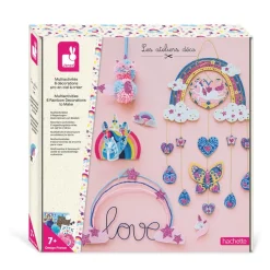 Coffret multiactivités 6 décorations arc-en-ciel^Janod Discount