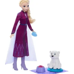 Coffret poupée Elsa La Reine des Neiges et ourson^Mattel Sale