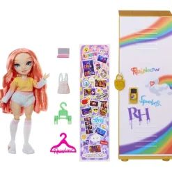 Coffret Rainbow High - poupée et casier Pinkly Paige^MGA New