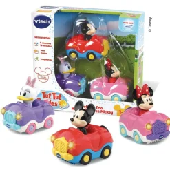 Coffret Véhicule Trio Minnie/mickey - Cabrio Avec Minnie, Daisy Et Mickey^Varta New