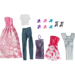 Coffret vêtements - 5 tenues pour poupée mannequin^Jenny Sale