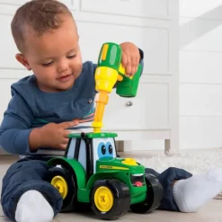 Construis Ton Tracteur Johnny - 15 Pièces Faciles À Assembler Avec Visse^Varta Best
