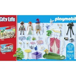 Couple de mariés et appareil photo City Life 71367^Playmobil Discount