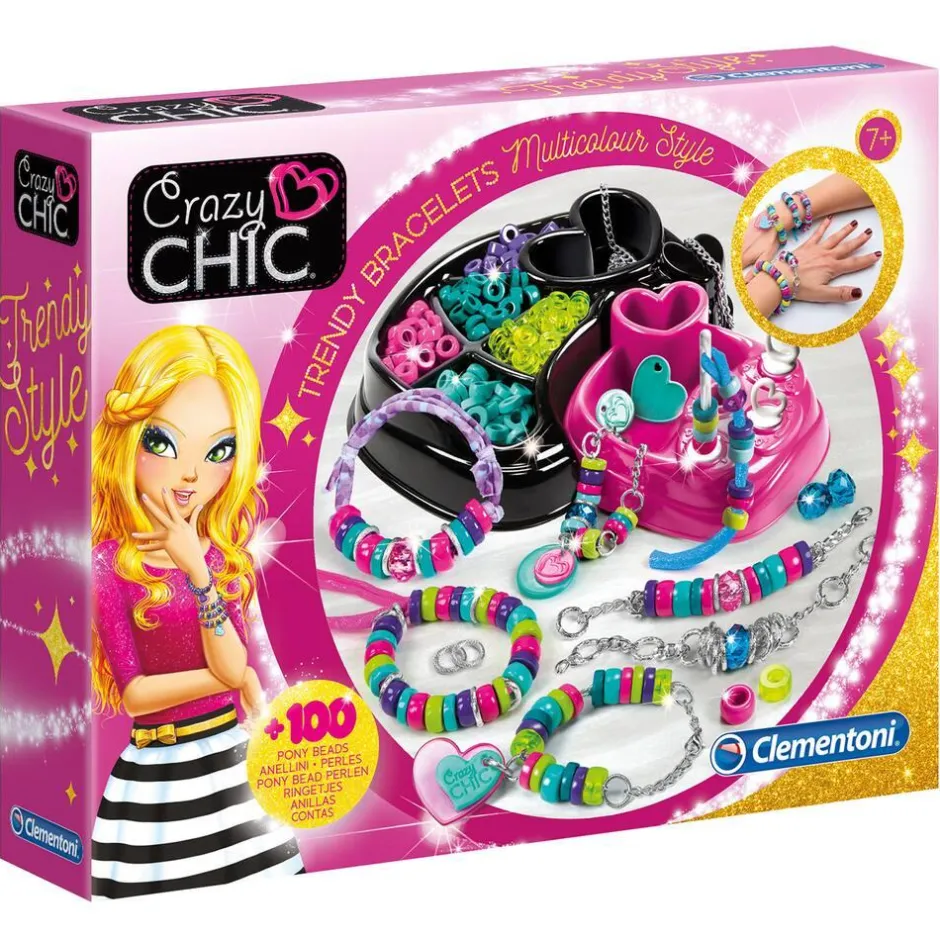 Crazy Chic - Bracelets Multicolores De^Clementoni