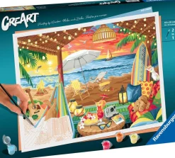 CreArt Peinture aux numéros XL Cozy Cabana^Ravensburger Discount