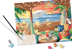 CreArt Peinture aux numéros XL Cozy Cabana^Ravensburger Discount