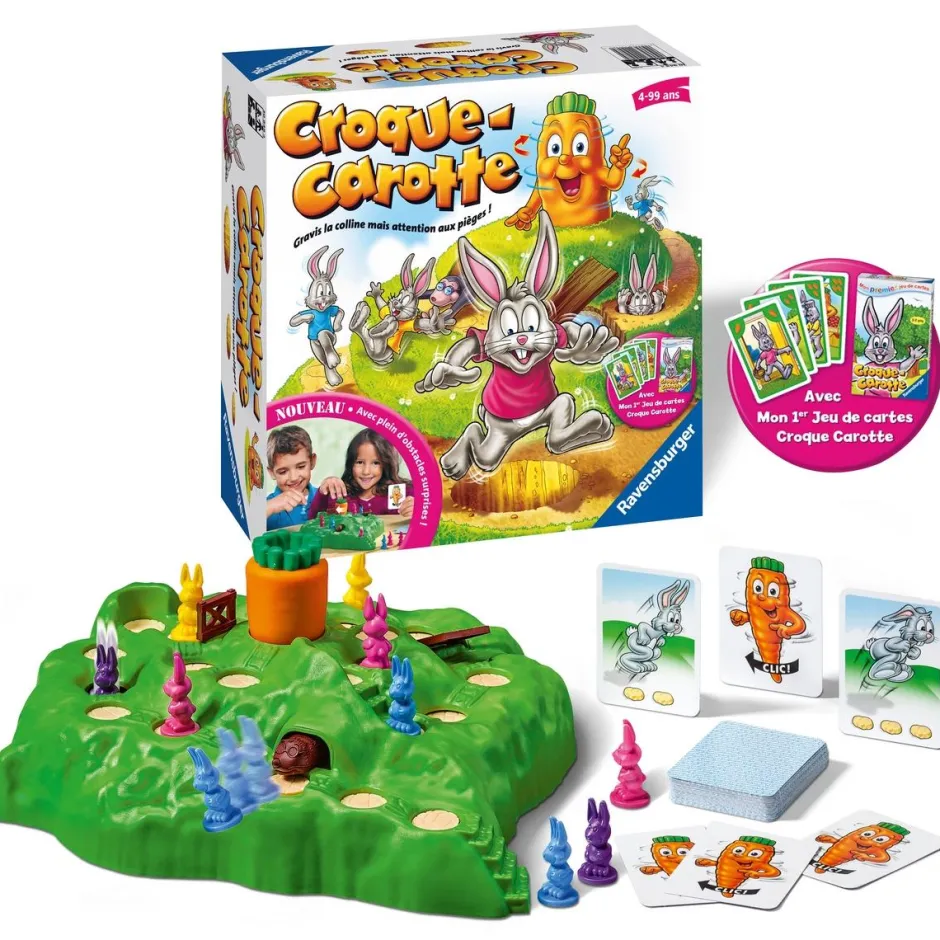 Croque carotte jeu de cartes^Ravensburger Discount