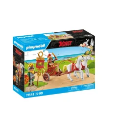 César avec char et chevaux Astérix 71543^Playmobil Online
