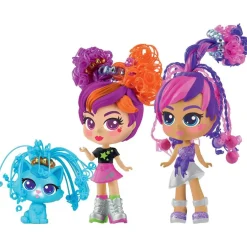 Curligirls Et Pet Twin Set - Lot De 2 Poupées Et 1 Animal^Silverlit Clearance