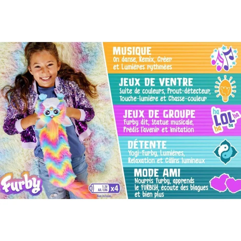 DJ Rainbow Furby - DJ Furby^Hasbro Online