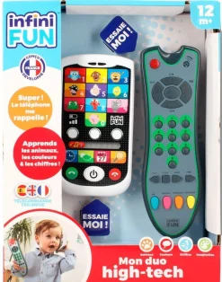 Duo High Tech : Téléphone et Télécommande - Infini fun^Varta Best
