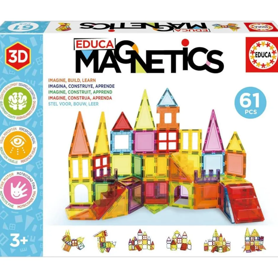 Educa magnetics 61 pièces - Construction puzzle en 3D^Educa Borras New