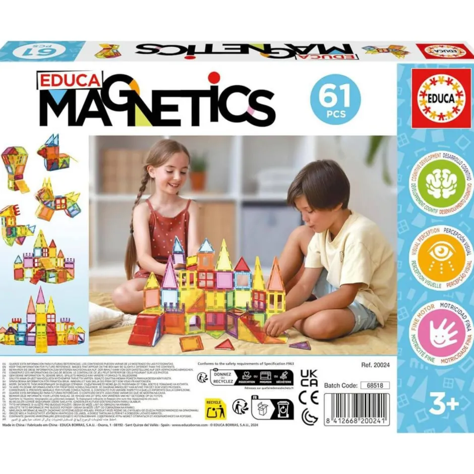 Educa magnetics 61 pièces - Construction puzzle en 3D^Educa Borras New