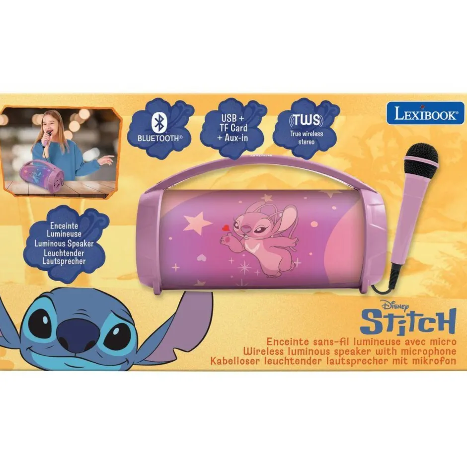 Enceinte portable bluetooth sans fil lumineuse Angel^Lexibook Hot