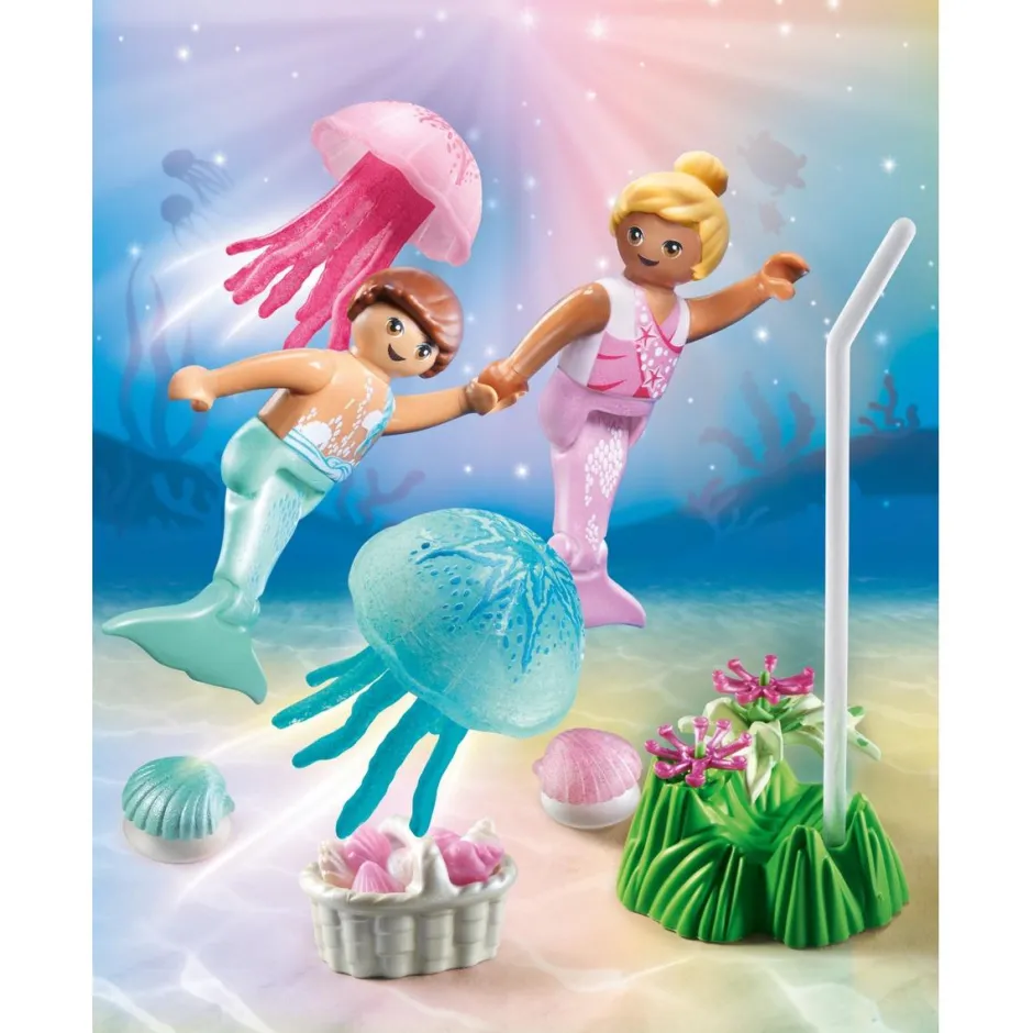 Enfants sirènes méduses et coquillages Princess Magic 71504^Playmobil New