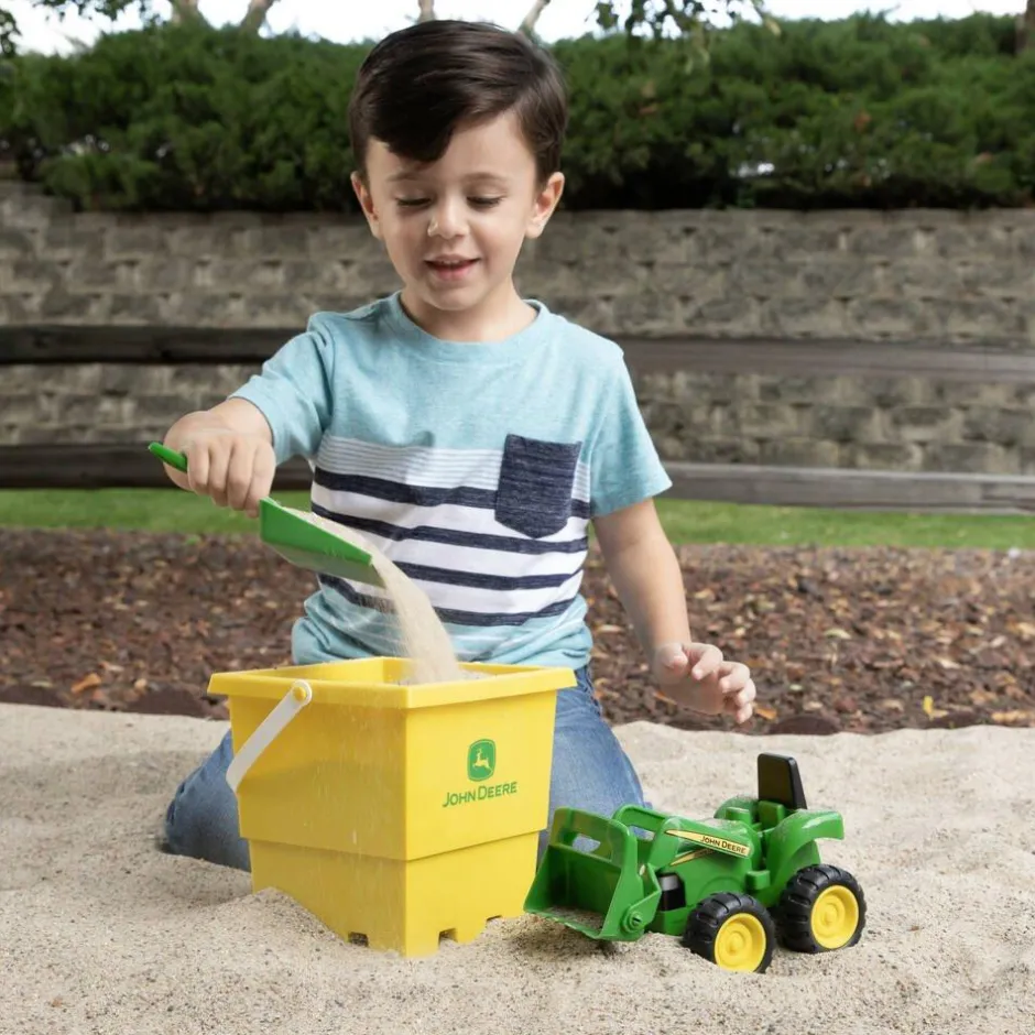 Ensemble Bac À Sable John Deere Avec Seau Et Camion-benne^ Outlet