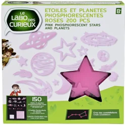 Etoiles et planètes phosphorescentes roses 200 pièces^LE LABO DES CURIEUX Outlet