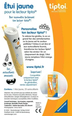 Etui jaune pour stylo interactif Tip Toi^Ravensburger