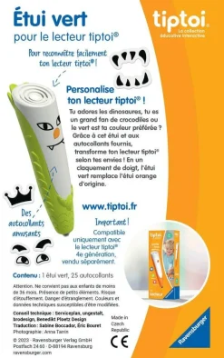 Etui vert pour stylo interactif Tip Toi^Ravensburger New