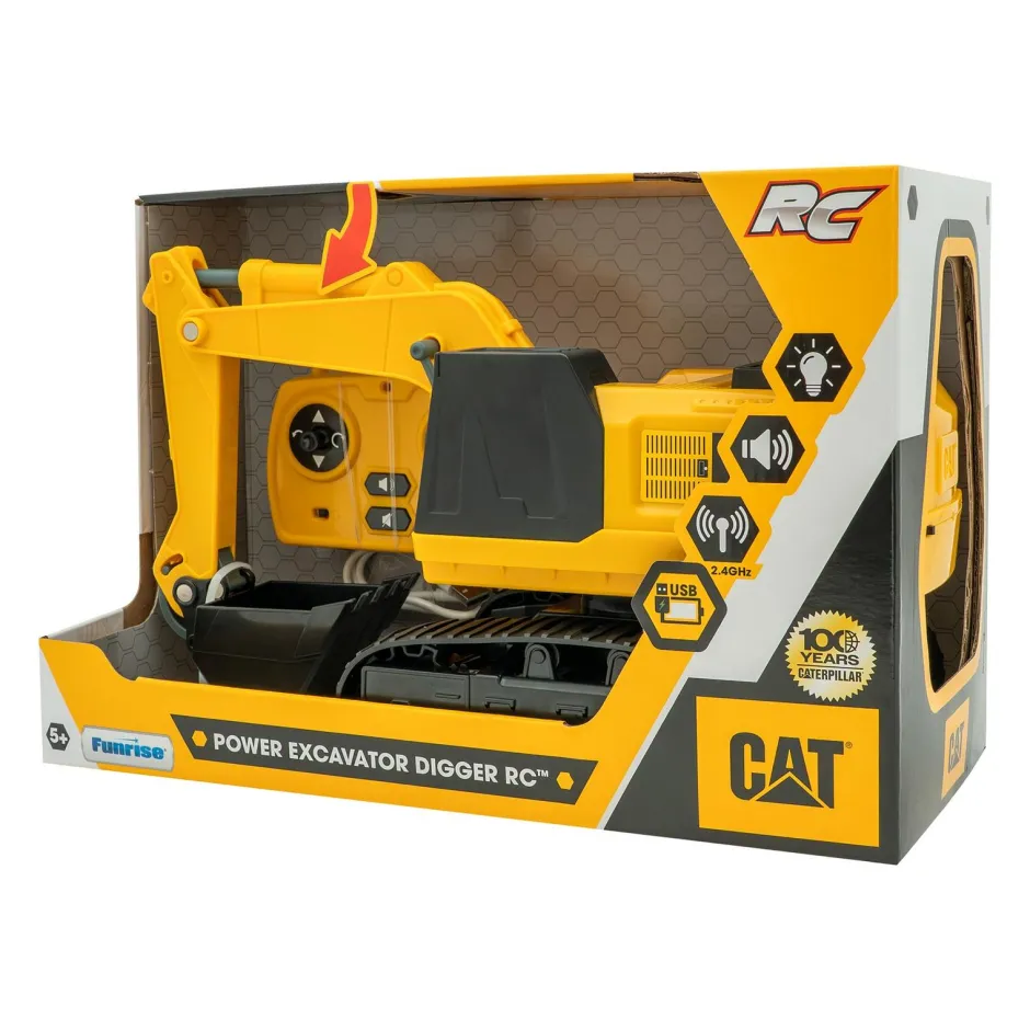 Excavatrice radiocommandée Caterpillar 38 cm^Varta Clearance