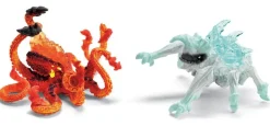 Figurine Eldrador - Pieuvre de lave vs insecte de glace^Schleich Hot