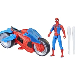 Figurine Spiderman Sur Moto 10 Cm -^Hasbro New