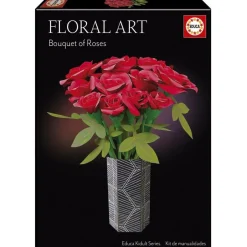 Floral art bouquet de roses^Educa Borras Best