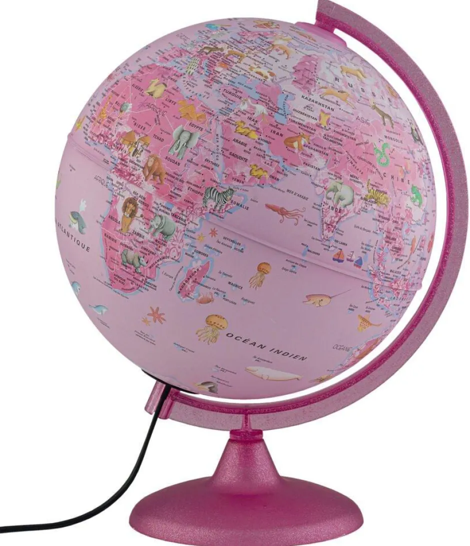 Globe Lumineux Zoo Rose 25 Cm^Varta Online