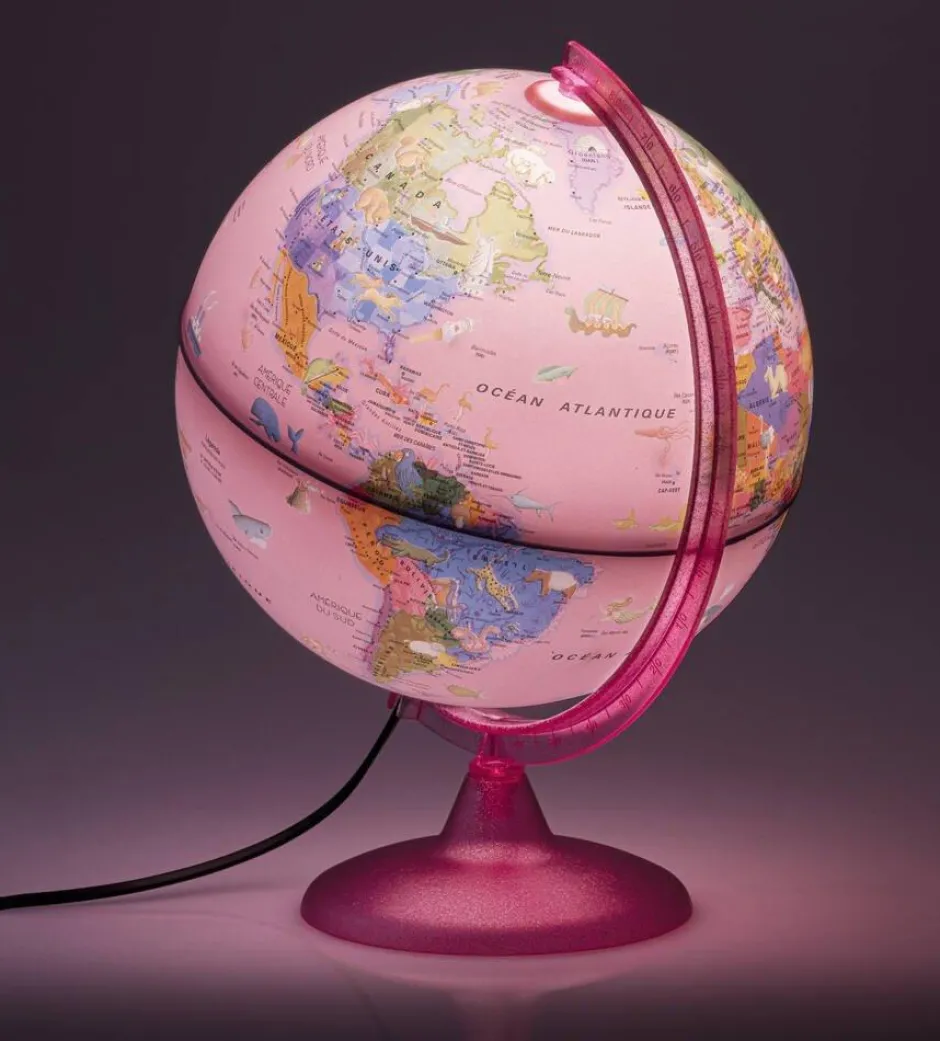 Globe Lumineux Zoo Rose 25 Cm^Varta Online
