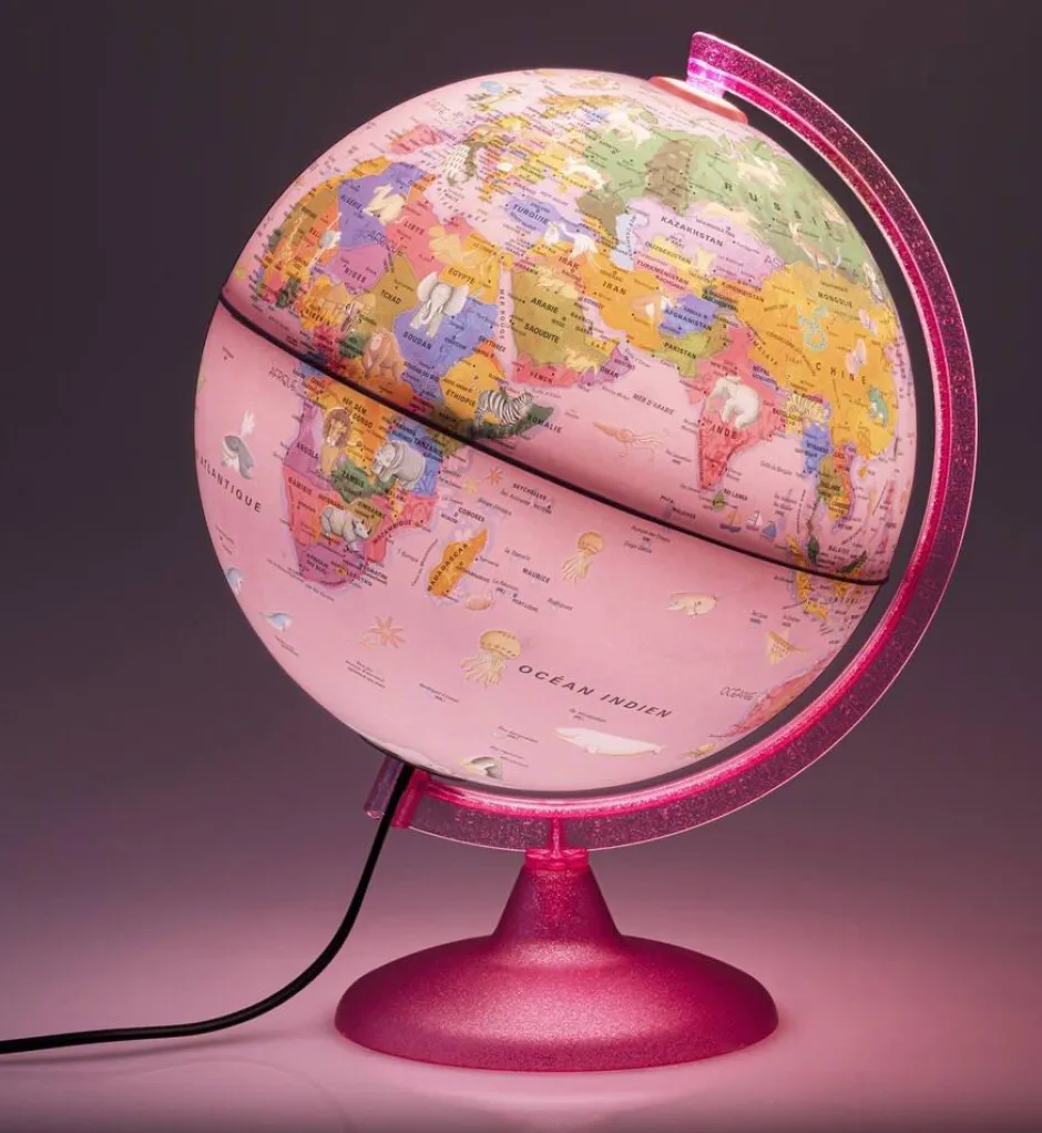 Globe Lumineux Zoo Rose 25 Cm^Varta Online