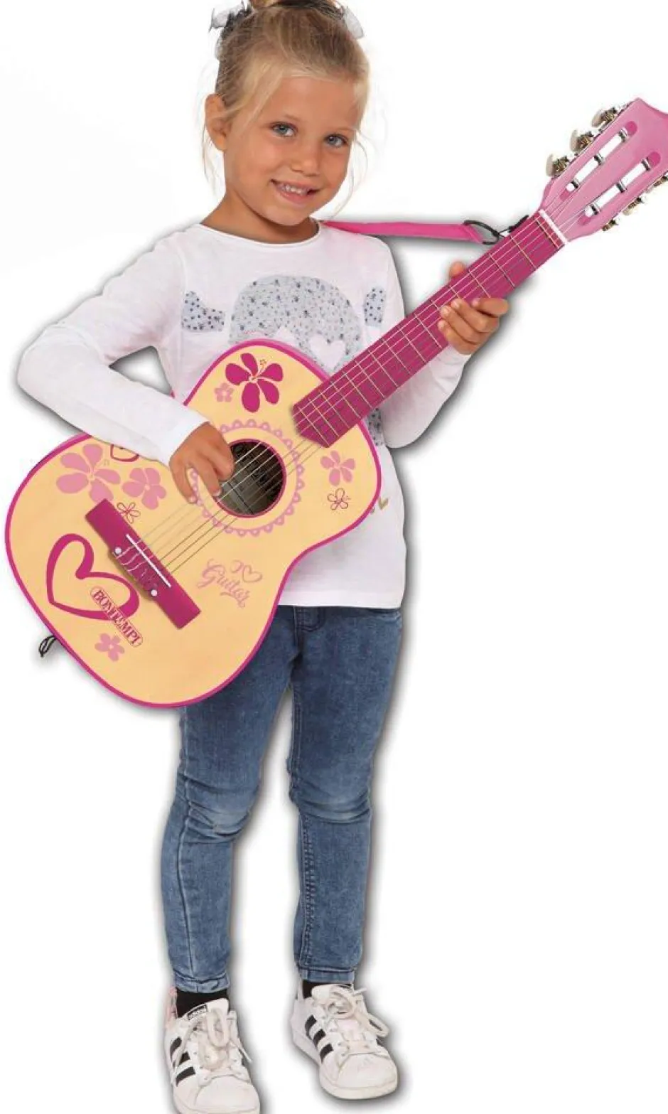 Guitare En Bois Avec Bandoulière Pour Jeunes Filles^Bontempi Clearance