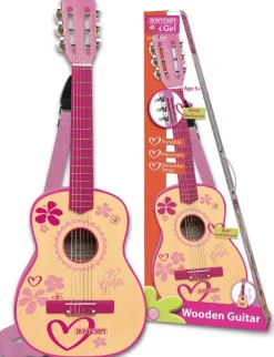 Guitare En Bois Avec Bandoulière Pour Jeunes Filles^Bontempi Clearance