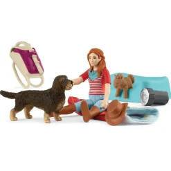 Hannah dort à la belle étoile - - Mini monde^Schleich