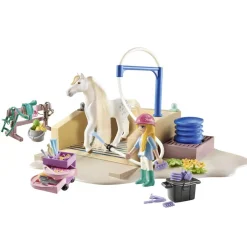 Isabella et Lioness aire de lavage Horses of Waterfall 71354^Playmobil New