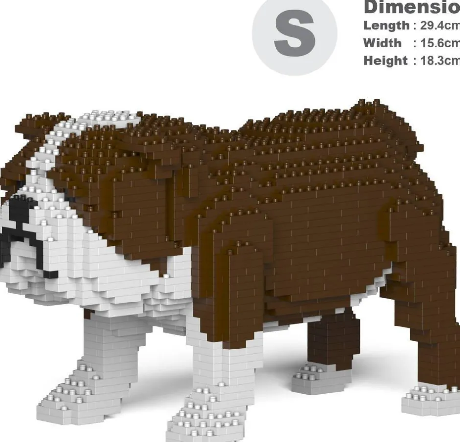 Jecka - Blocs De Construction, Chien Bulldog Anglais Marron^Jekca Online