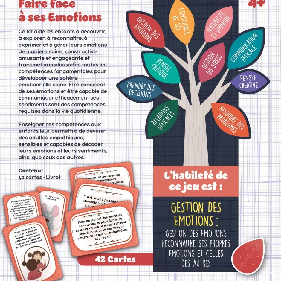 Jeu de cartes Faire face à ses émotions - Life Skills^Lisciani Giochi Online