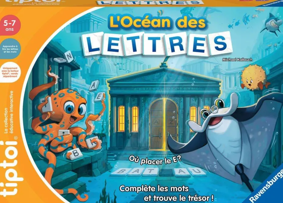 Jeu éducatif Tip Toi - L'océan des lettres^Ravensburger
