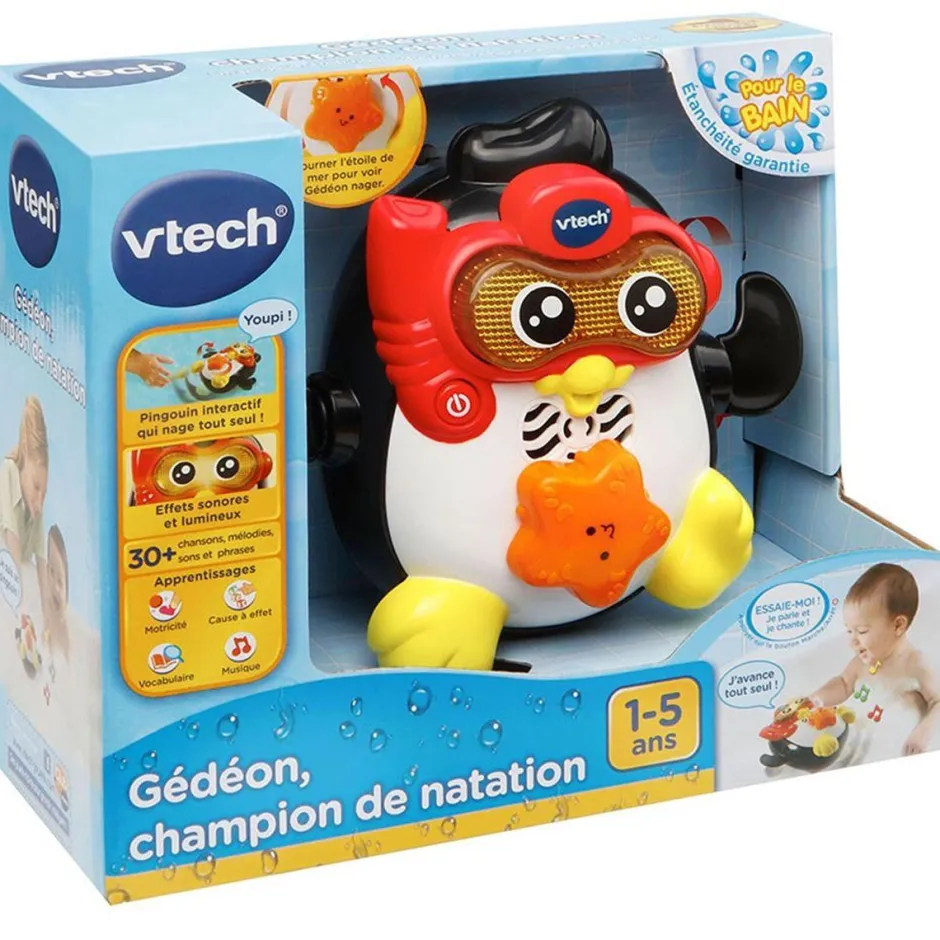 Jouet pour le bain : Gédéon, champion de natation^Varta Discount