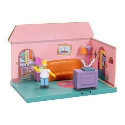 La maison des Simpsons - Diorama Salon avec figurine Homer^Jakks New