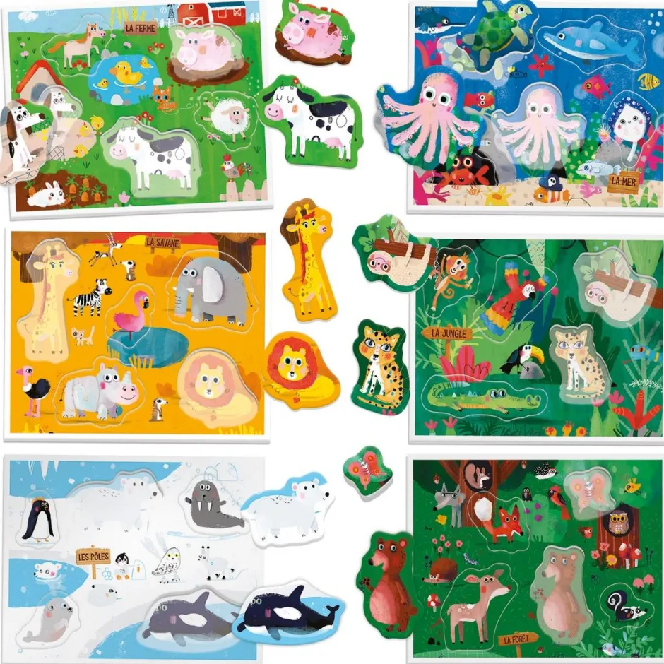 Les animaux silhouettes Montessori^Headu Online
