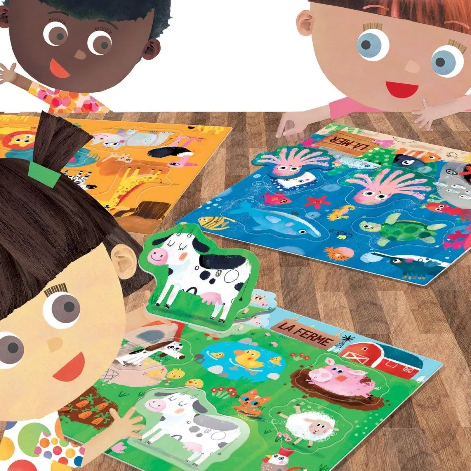 Les animaux silhouettes Montessori^Headu Online