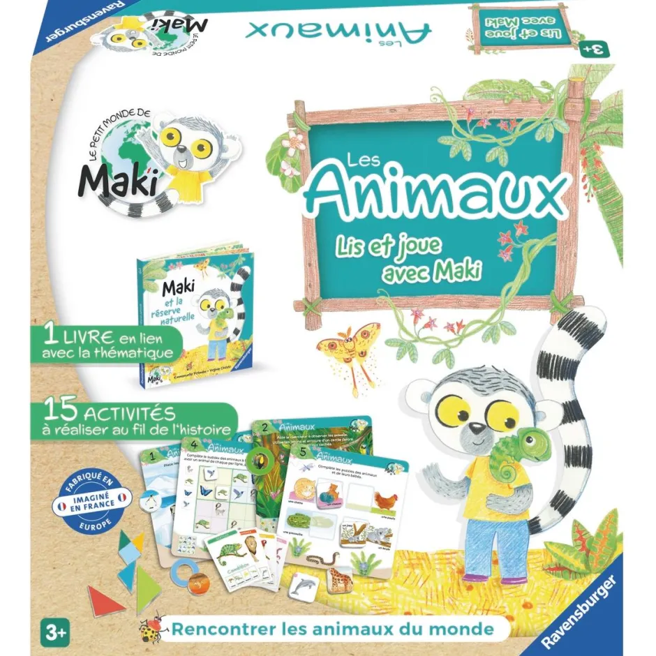 Lis et joue avec Maki - Les animaux du monde^Ravensburger Outlet
