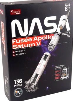 Maquette 136 pièces Explora - Fusée Apollo Saturne V - Nasa^MGM Clearance