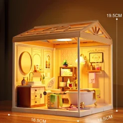 Maquette DIY maison miniature à construire Salle de bains^Varta Outlet