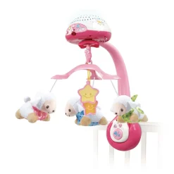 Mobile Lumi compte-moutons rose^Varta Best