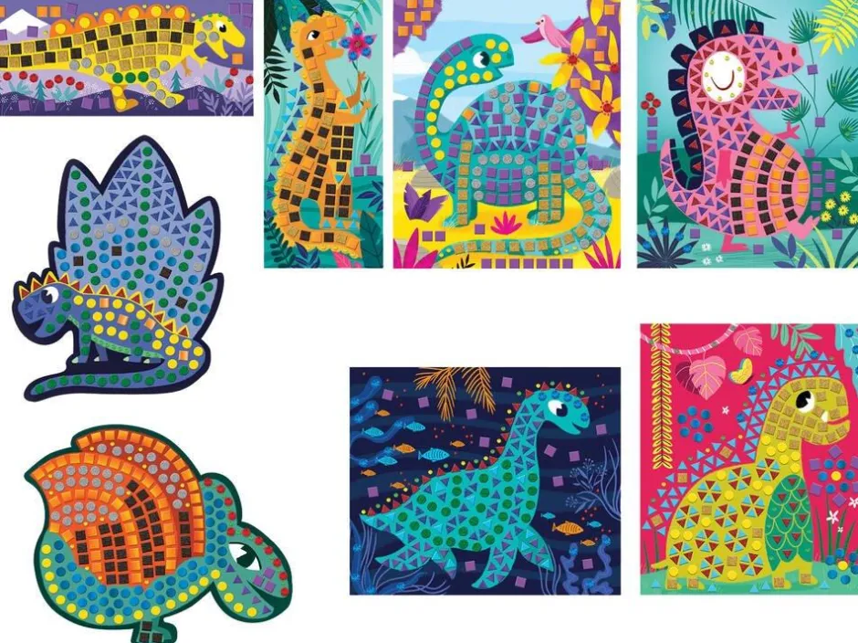 Mosaïques Les ateliers du calme Dinosaures^Janod Discount