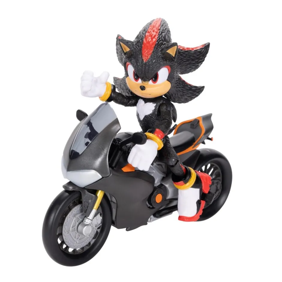 Moto et figurine 13 cm Sonic le Film^Jakks Best
