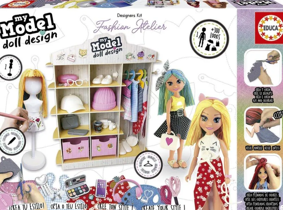 My Model Doll Design Fashion Atelier^Educa Borras Online